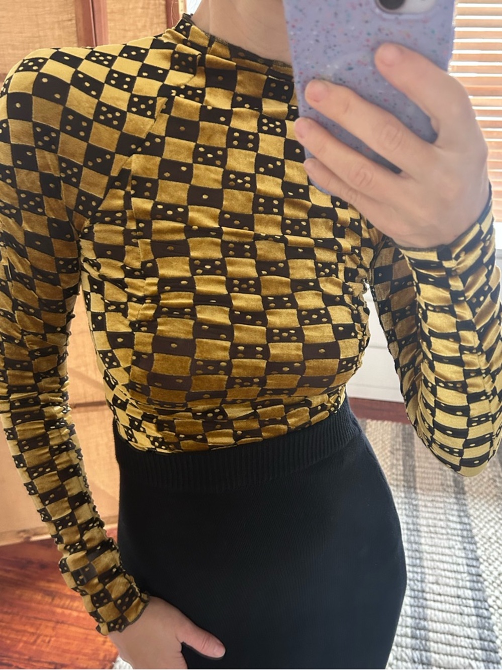 Checkered Top